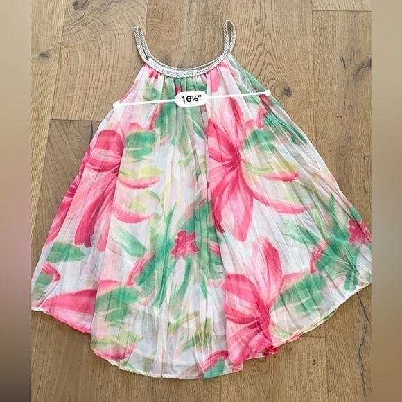 Emma G Large Women’s Mini Dress Pink & Green​ - Picture 3 of 6